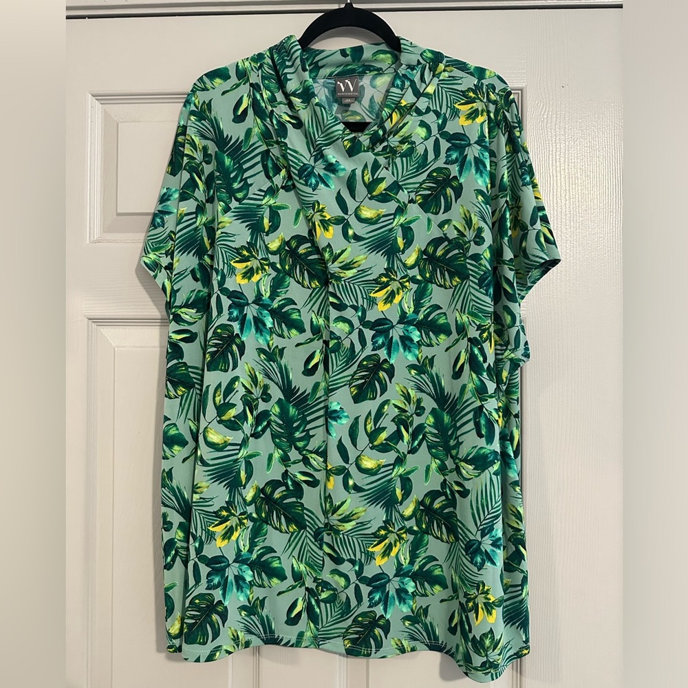 Worthington Wrap Neck Top